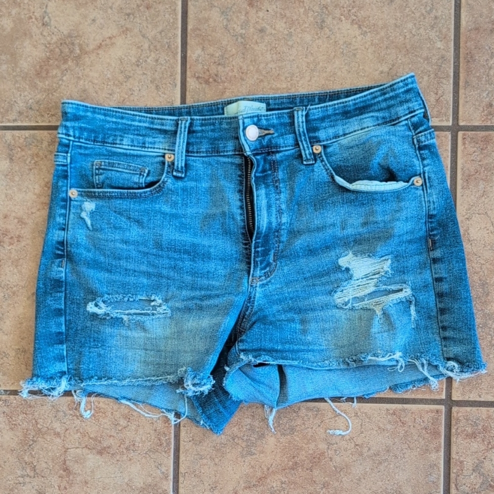 Universal Thread High Rise Midi Denim Shorts